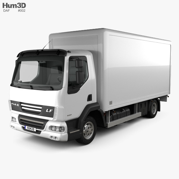 DAF LF Delivery Truck 2014 3D 모델 
