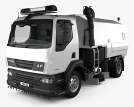 DAF LF Road Cleaner 2014 3D model
