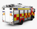 DAF LF Fire Truck 2014 3d model back view