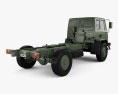 DAF Leyland T244 Chassis Truck 2022 3d model back view