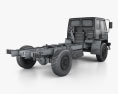 DAF Leyland T244 Вантажівка шасі 2022 3D модель