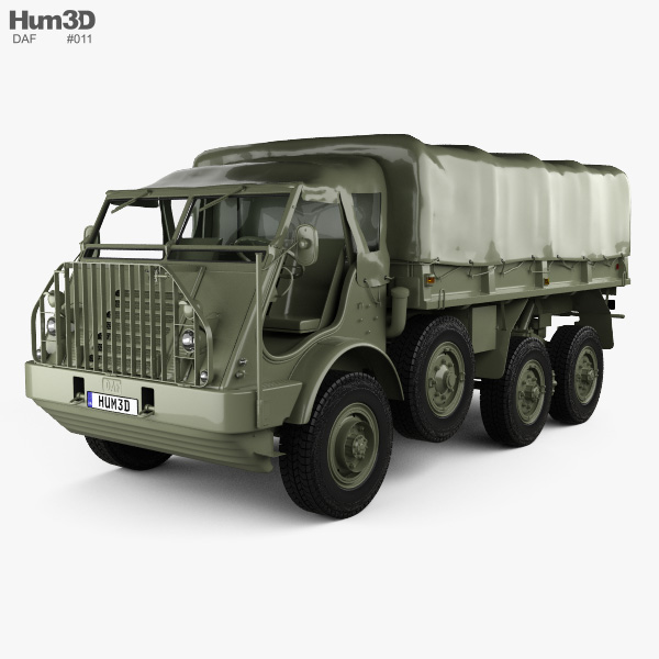 DAF YA 328 1952 3D model