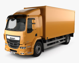 DAF LF Box Truck 2016 3D model