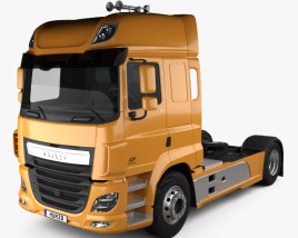 DAF CF 트랙터 트럭 2016 3D 모델 