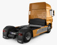 DAF CF Tractor Truck 2016 3d model back view