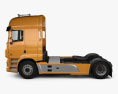 DAF CF Tractor Truck 2016 3d model side view