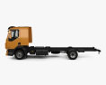 DAF LF Chassis Truck 2016 3d model side view
