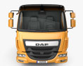 DAF LF シャシートラック 2013 3Dモデル front view