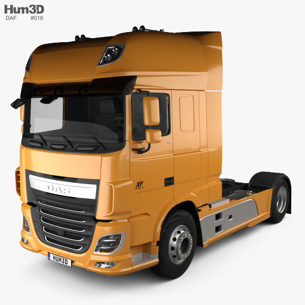 DAF XF Tractor Truck 2016 3D model