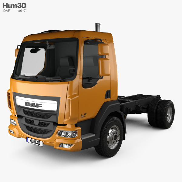 DAF LF 250 Chassis Truck 2016 3D model