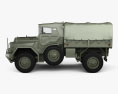 DAF YA-126 Weapon Carrier 1952 3D 모델  side view
