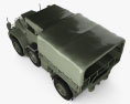 DAF YA-126 Weapon Carrier 1952 3D 모델  top view