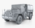 DAF YA-126 Weapon Carrier 1952 3Dモデル clay render