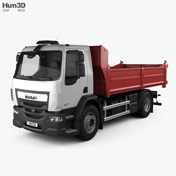 DAF LF Tipper Truck 2016 3D model