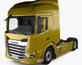 DAF XF 450 FT 트랙터 트럭 2축 2022 3D 모델 