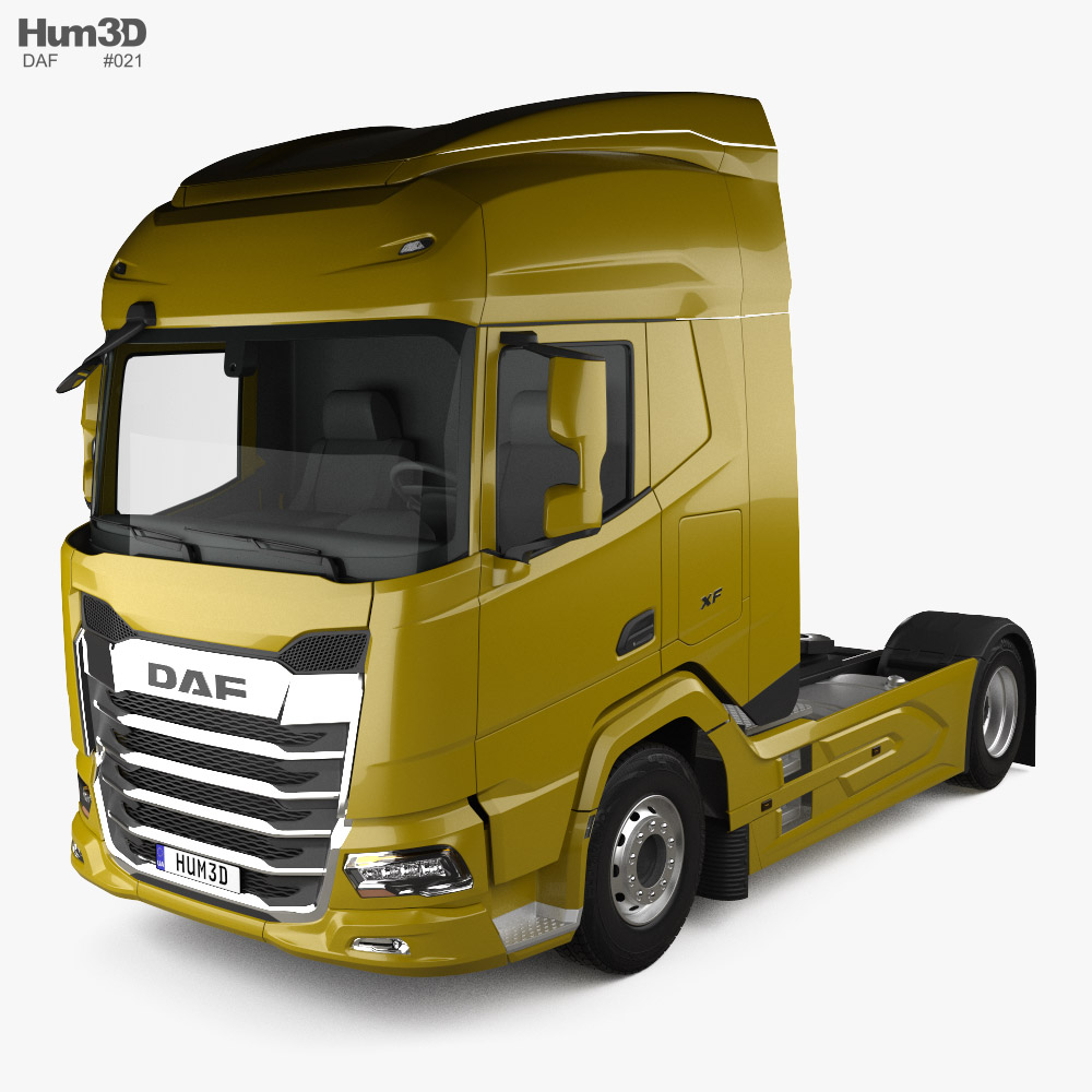 DAF XF 450 FT Camión Tractor 2 ejes 2022 Modelo 3D