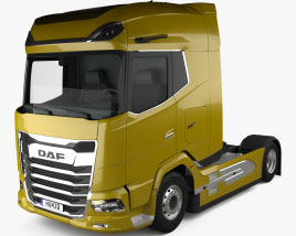 DAF XG Plus FTG Tractor Truck 2-axle 2022 3D model