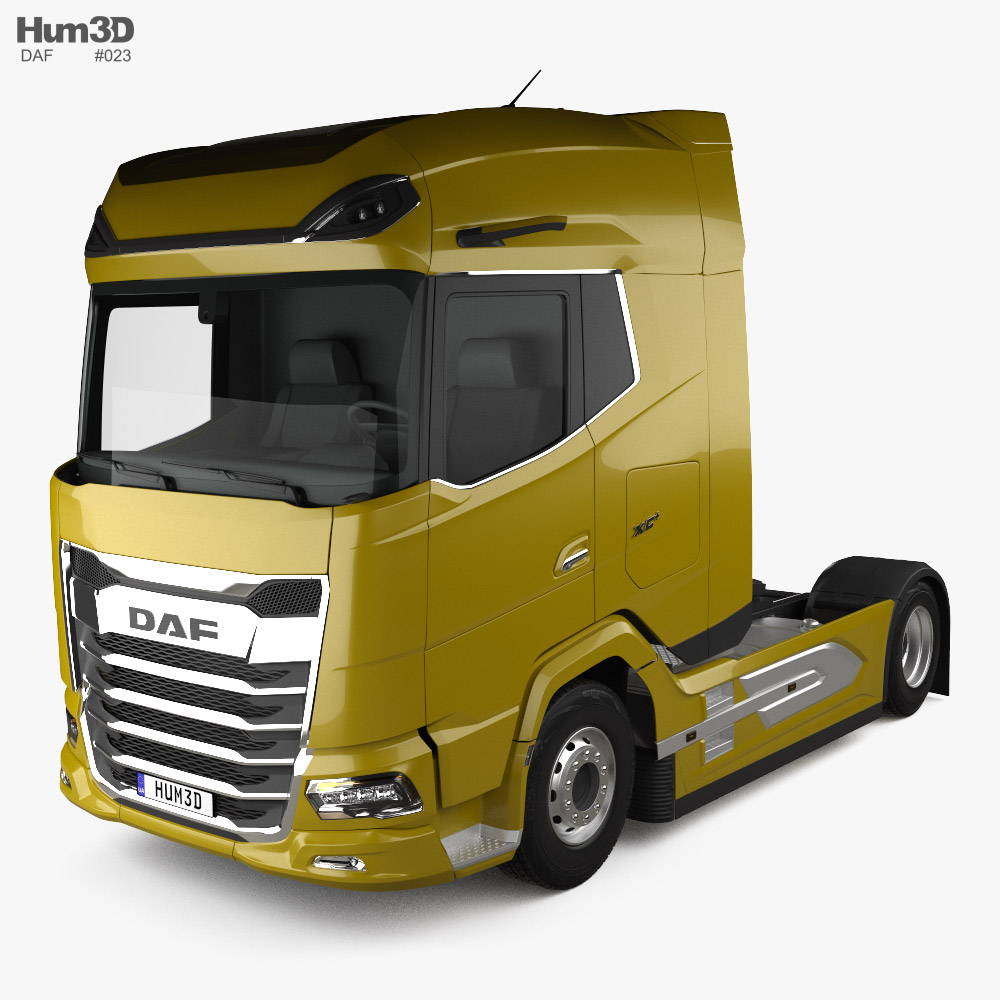 DAF XG Plus FTG 트랙터 트럭 2축 2022 3D 모델 