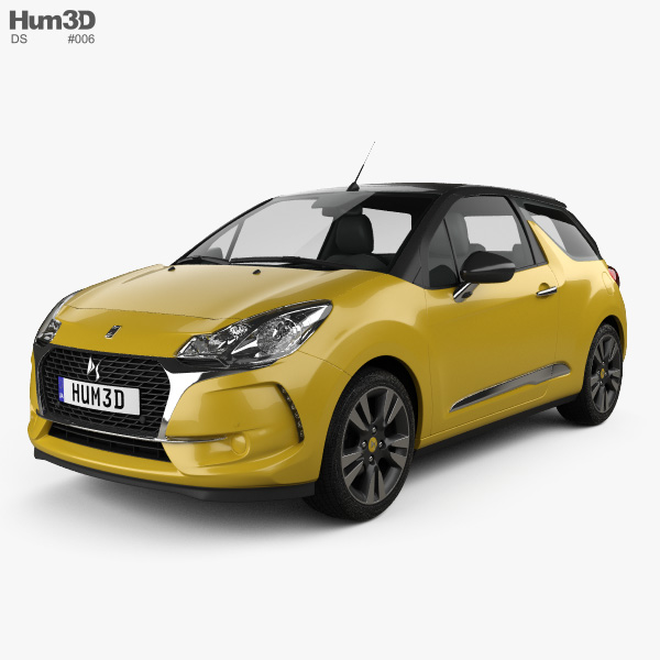 DS3 Chic Сabriolet 2019 3D model