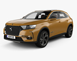 DS 7 Crossback com interior 2017 Modelo 3d