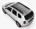 Dacia Duster 2010 3d model top view