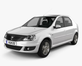 3D model of Dacia Logan 2010