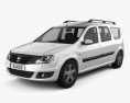 Dacia Logan MCV 2013 3D модель