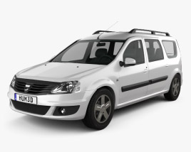 Dacia Logan MCV 2013 3D 모델 