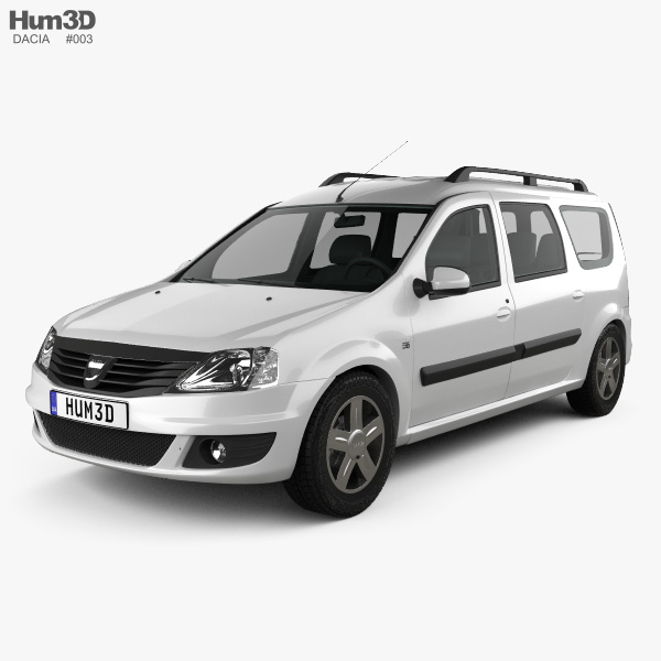 Dacia Logan MCV 2013 3D model