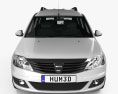 Dacia Logan MCV 2013 3d model front view