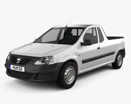 Dacia Logan Pickup 2013 3D模型