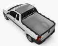 Dacia Logan Pickup 2013 3D 모델  top view
