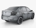 Dacia Logan II 세단 2016 3D 모델 