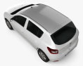 Dacia Sandero 2016 3d model top view