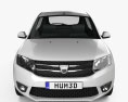 Dacia Sandero 2016 3d model front view