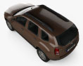 Dacia Duster 2018 3d model top view