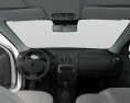 Dacia Logan with HQ interior 2008 3d model dashboard
