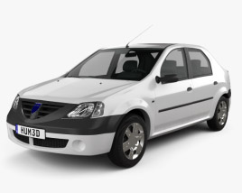 Dacia Logan 2008 3D model