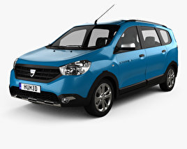 Dacia Lodgy Stepway 2017 3D модель
