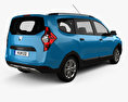 Dacia Lodgy Stepway 2017 3d model back view
