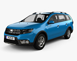 Dacia Logan MCV Stepway 2017 3D model