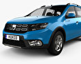 Dacia Logan MCV Stepway 2017 3d model