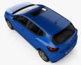 Dacia Sandero 2022 3d model top view