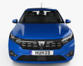 Dacia Sandero 2022 3d model front view