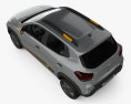 Dacia Spring Electric 2022 3Dモデル top view