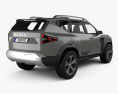 Dacia Bigster 2022 3Dモデル 後ろ姿