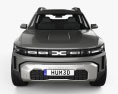 Dacia Bigster 2022 3Dモデル front view