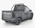 Dacia Dokker PickUp 2021 3Dモデル