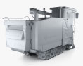 Daedong DXM120 Colheitadeira 2022 Modelo 3d
