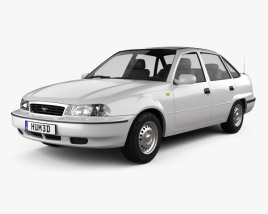Daewoo LeMans (Nexia, Cielo, Racer) sedan 1999 3D model